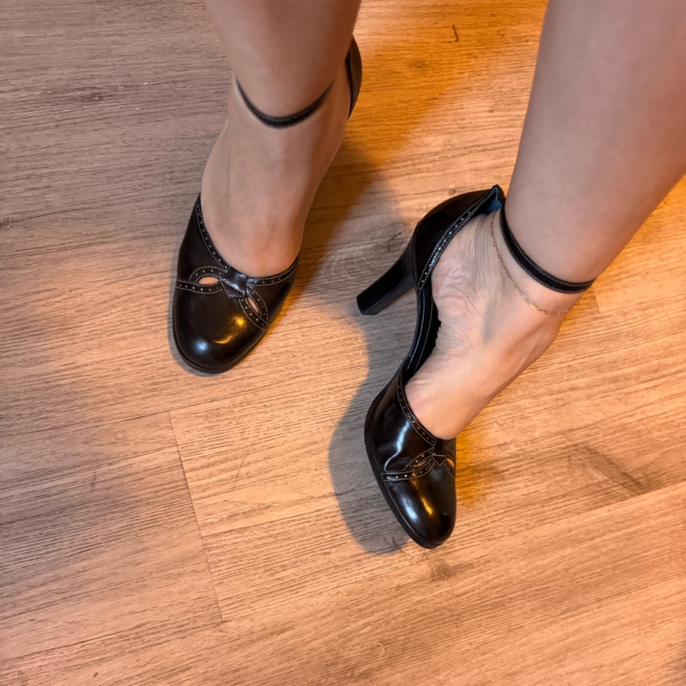 Franco Sarto Black Heels